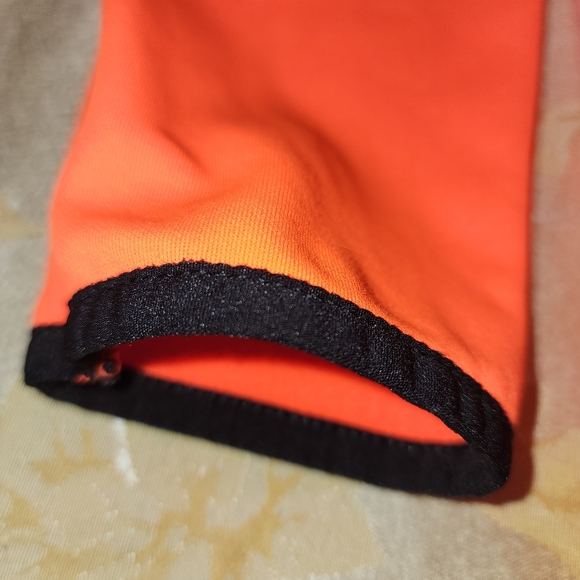 Neon Orange Tiger Dry Fit Hoody - Picture 4 of 6
